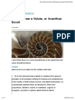 How To Draw A Volute, or Acanthus Scroll