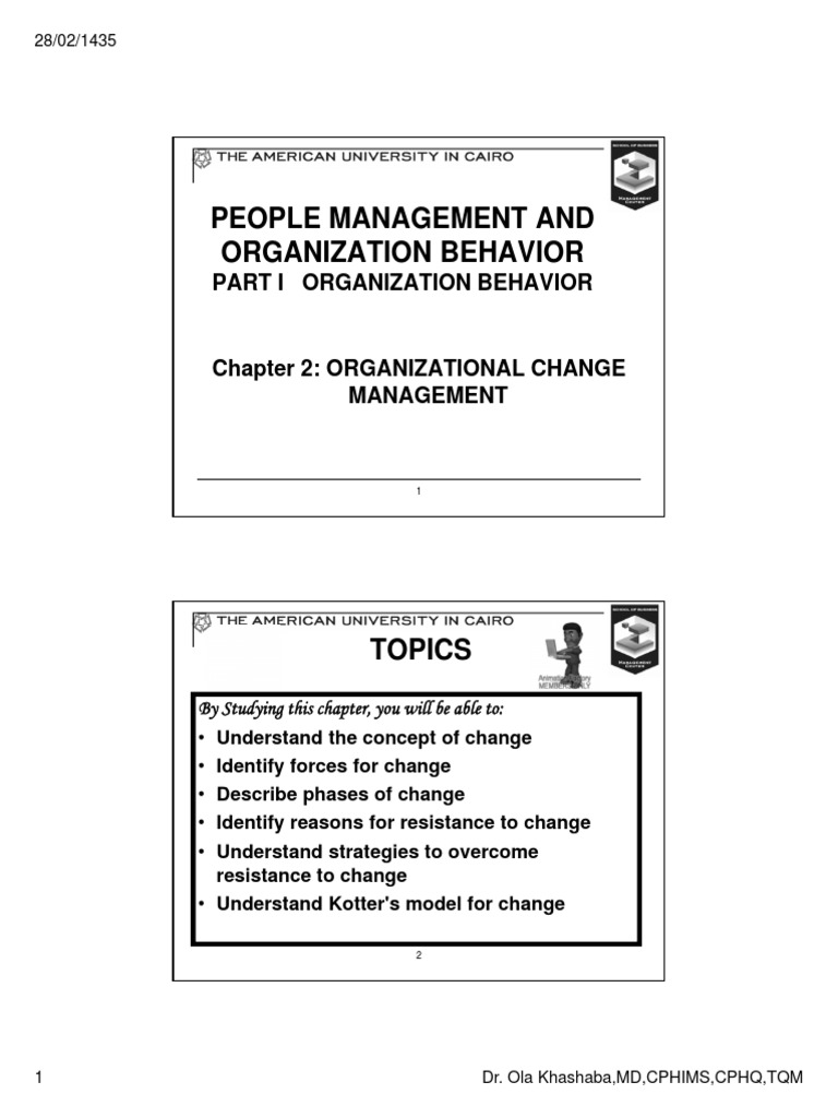 Organizational Change Management Guide | PDF | Change Management | Top ...