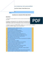 Cuestionario de Evaluaci+ - N IPDE M+ - Dulo DSM-IV (CUESTIONARIO DE PERSONALIDAD)