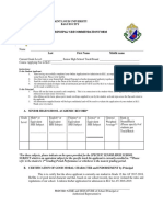 Principals Recommendation Form