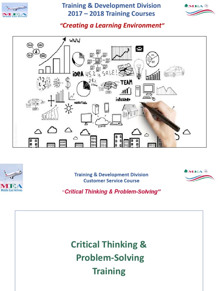 Critical Thinking & Problem-Solving Course | PDF | Critical Thinking ...