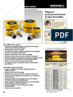 Verin Enerpac Galette Extra-Plats RSM RCS