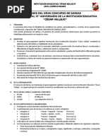 Bases Del Gran Concurso de Danzas