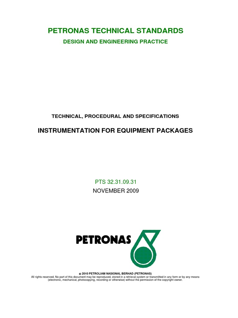 PTS 32.31.09.31 Instru For Package Equip PDF | PDF | Instrumentation ...