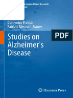 (Oxidative Stress in Applied Basic Research and Clinical Practice) Helmut Sies M.D., Ph.D. (Hon) (Auth.), Domenico Pratic, Patrizia Mecocci (Eds.) - Studies On Alzheimer's Dise PDF