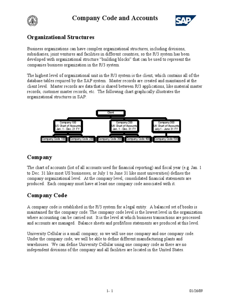 Company Code Configuration | PDF | Business | Computing