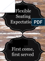 flexible seating expectations
