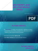 Futuro Perfetc and Futuro Continuous Tenses