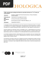 O Rei - Um Teste Para Avaliacao Da Fluencia e Precisao Da Leitura