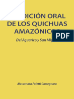 Tradicion Oral Quichuas Amazonicos 138 PDF