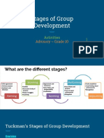 stages of group development   g10 activities  1 