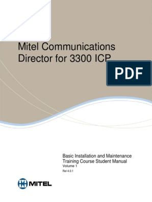 Manual De Estudiante Mitel Cisco Certifications Electronics