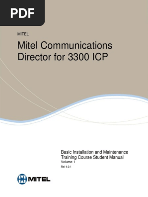 Manual De Estudiante Mitel Cisco Certifications Electronics