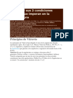 Vitrubio y Sus 3 Condiciones Básicas Que Imperan en La Arquitectura