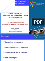 Policy, Politics and Curriculum and Assessment Change in Northern Ireland