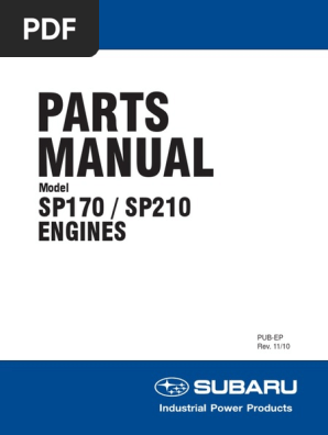 Subaru Engines Sp170 Sp210 Parts Carburetor Throttle