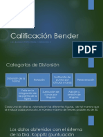 Calificacion Bender