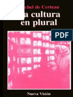 De Certeau Michel - La Cultura En Plural.pdf