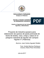 Proyecto de Implementacion de Planta de Quesos en La Region Puno