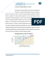 Aplicación de La Regla de Fases Al Diagrama de Equilibrio de Fases