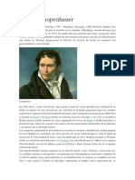 Biografia Arthur Schopenhauer