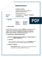 1. Memoria Descriptiva Comision