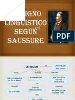 El Signo Linguistico Según Saussure
