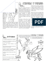 Fichas de Actividades Compr. Lectora Mitos Griegos Septimo