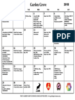 Calendar July 2018 PDF