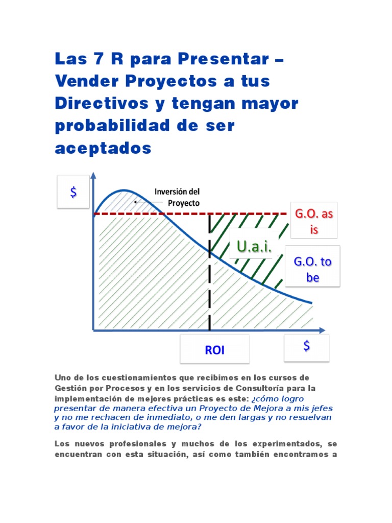 7 R para Vender Proyectos Efectivos | PDF | Business