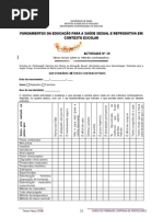 Actividade 15 -Ideias iniciais sobre os métodos contraceptivos