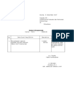 Surat Pengantar Bentuk Kotak