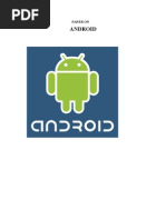 Android: Paper On