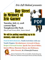 July 17 Occupy Bay Street in Memory of Eric Garner