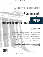 Control de Constitucionalidad - Tomo 2 - Alberto B. Bianchi