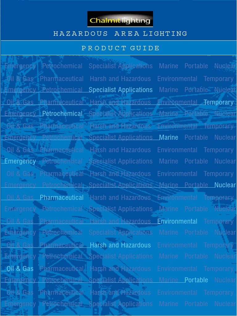 Chalmit Lighting Hazardous Area Lighting Product Guide PDF