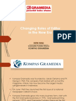 Changing Roles of Editor in The New Era: Kompas Gramedia