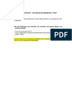 File Del Practicante - Presencial y Past