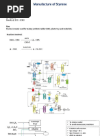 Manufacture of Styrene