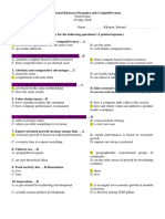 Competitiveness Exam