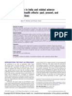 Air Pollution in India and Related Adverse