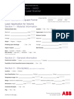 ABB Laser Application Form VM3D