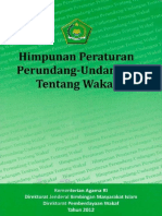 Himpunan Peraturan Perundang Undang Tentang Wakaf 2012