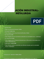 Legislación Industrial - Metalurgia
