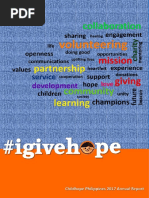 2017 Childhope Philippines Annual Report | PDF | Volunteering | Manila