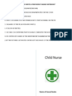 Child Nurse Badge 