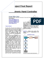 Animatronic Hand Controller Project Report