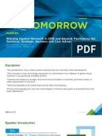 Winning Against Microsoft in 2016 and Beyond- Positioning the Technical, Strategic, Business and Cost Advantages of VMware - PDF En