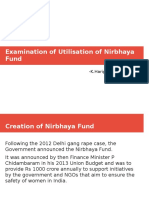 Examination of Utilisation of Nirbhaya Fund: - K.Haripreeti
