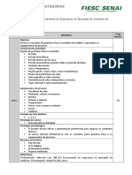 Plano de Aula - NR 13 Unidades de Processo - 16h